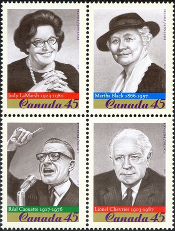 Canada #1664b Famous Politicians MNH